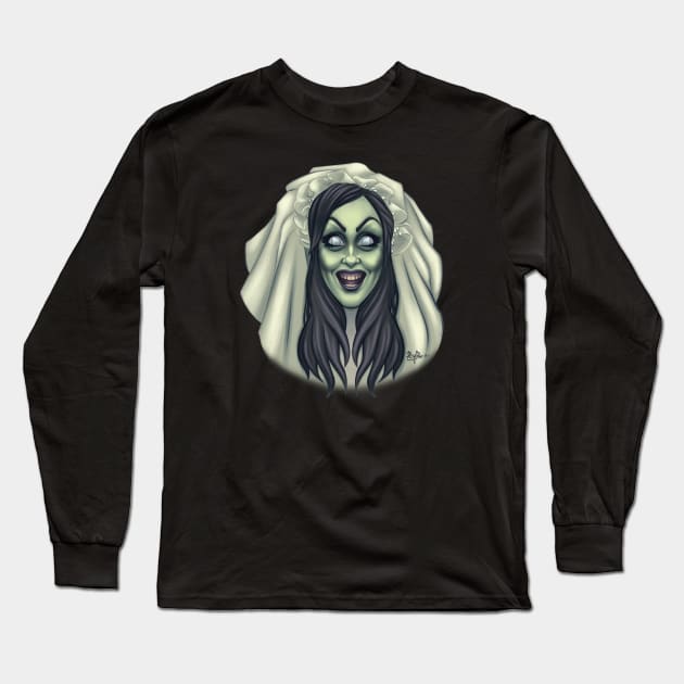 Ghost town bride Long Sleeve T-Shirt by Reypaez